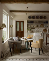 Chris Loves Julia x Loloi Scottie SCO-01 Fog / Ivory Rug - room scene 1