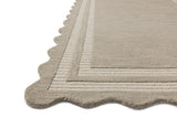 Chris Loves Julia x Loloi Scottie SCO-01 Fog / Ivory Rug - rug corner