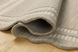 Chris Loves Julia x Loloi Scottie SCO-01 Fog / Ivory Rug - pile height