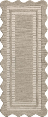 Chris Loves Julia x Loloi Scottie SCO-01 Fog / Ivory Rug - runner flat
