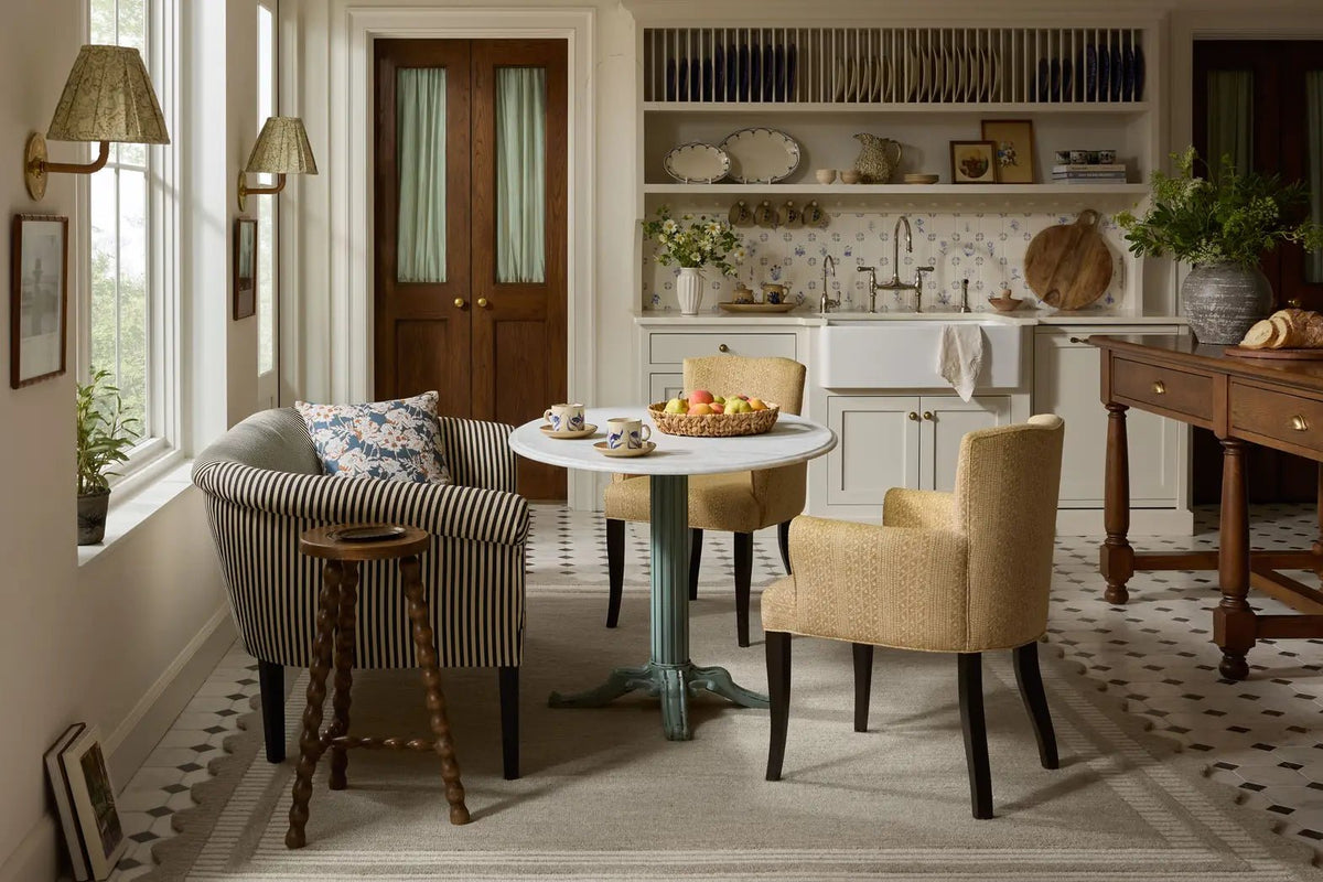 Chris Loves Julia x Loloi Scottie SCO-01 Fog / Ivory Rug - room scene 1 horizontal
