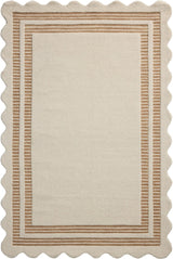 Chris Loves Julia x Loloi Scottie SCO-01 Ivory / Rust Rug - main flat