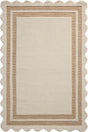 Chris Loves Julia x Loloi Scottie SCO-01 Ivory / Rust Rug - main flat