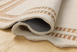 Chris Loves Julia x Loloi Scottie SCO-01 Ivory / Rust Rug - pile height