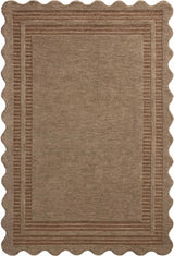 Chris Loves Julia x Loloi Scottie SCO-01 Mocha / Clay Rug - main flat