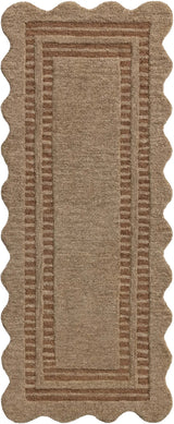 Chris Loves Julia x Loloi Scottie SCO-01 Mocha / Clay Rug - runner flat