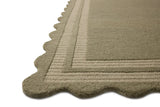 Chris Loves Julia x Loloi Scottie SCO-01 Olive / Pebble Rug - rug corner