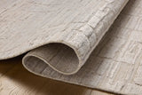 Jean Stoffer x Loloi Daniel DAN-01 Antique Ivory Rug - pile height