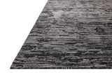 Jean Stoffer x Loloi Daniel DAN-03 Charcoal Rug - rug corner