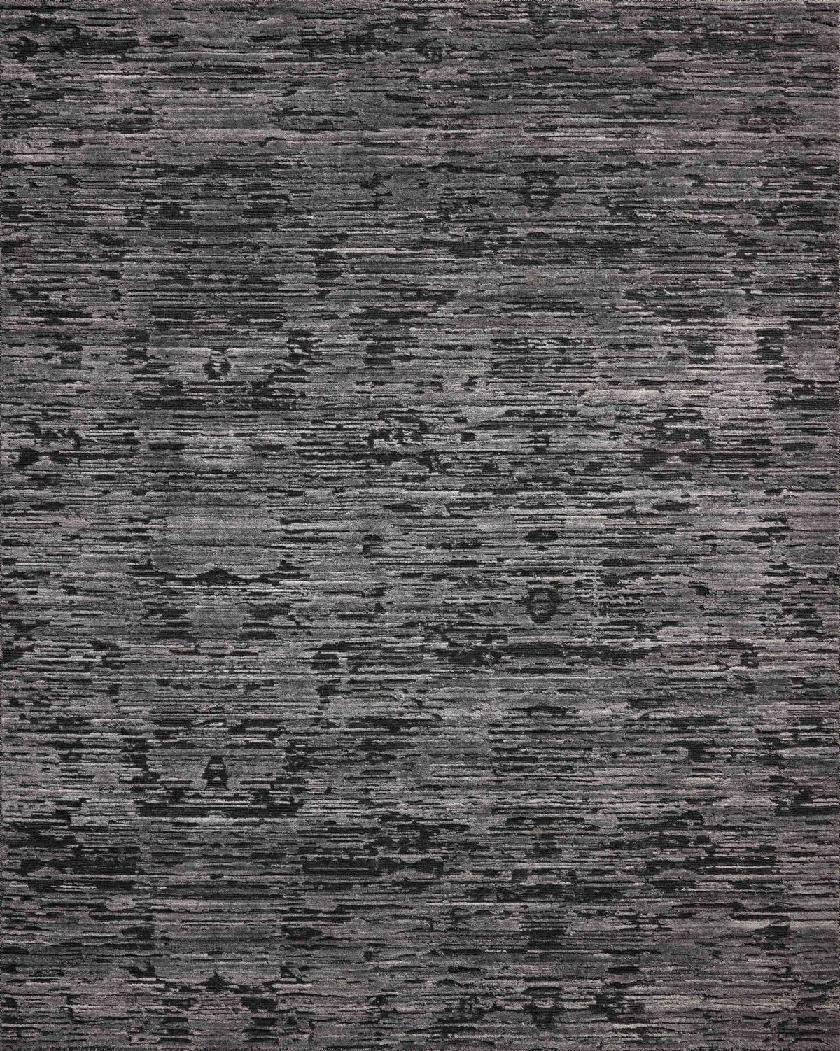 Jean Stoffer x Loloi Daniel DAN-03 Charcoal Rug - main flat