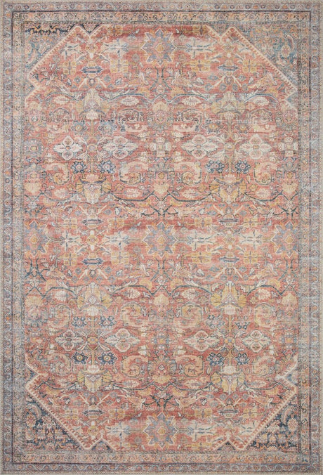 Loloi Adrian Adr-02 Rust/Denim Rug.