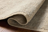 Loloi Alina ALN-01 Contemporary Hand Woven Dove Rug - pile height