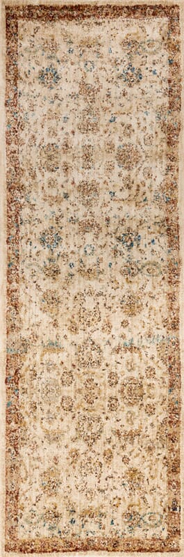 Loloi Anastasia AF-04 Antique Ivory / Rust Rugs.