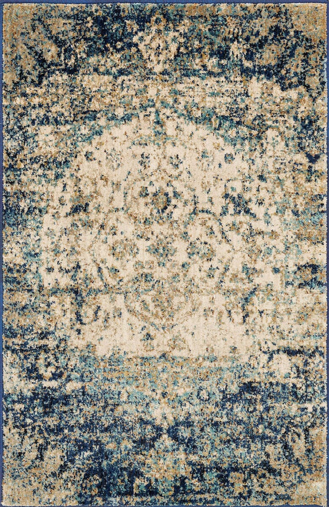 Loloi Anastasia AF-06 Blue / Ivory Rugs.