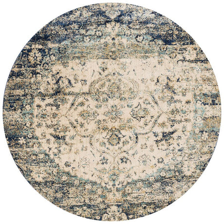 Loloi Anastasia AF-06 Blue / Ivory Rugs.