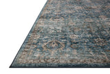 Loloi Anniston ANS-02 Lagoon / Natural Rug - rug corner