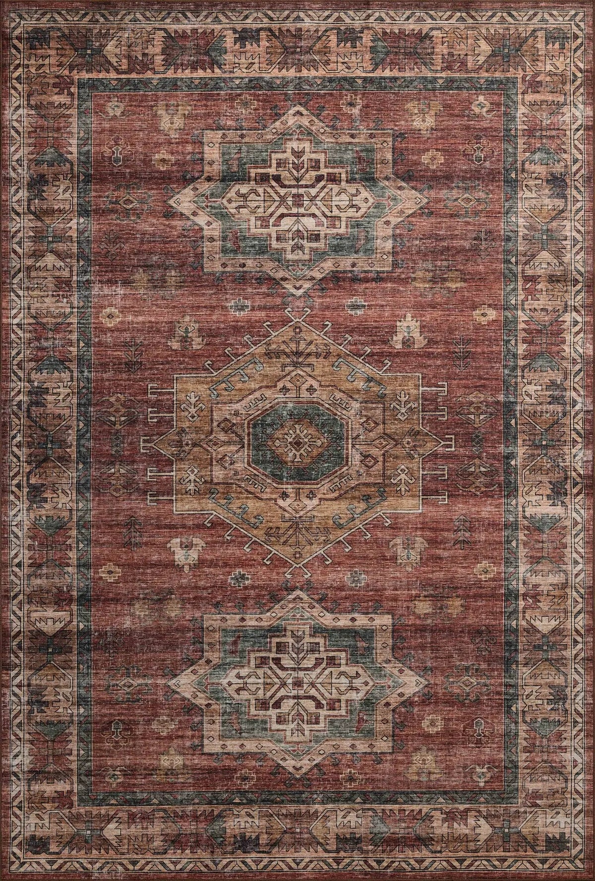 Loloi Anniston ANS-04 Spice / Multi Rug - main flat