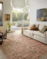 Loloi Anniston ANS-06 Clay / Charcoal Rug - room scene 3