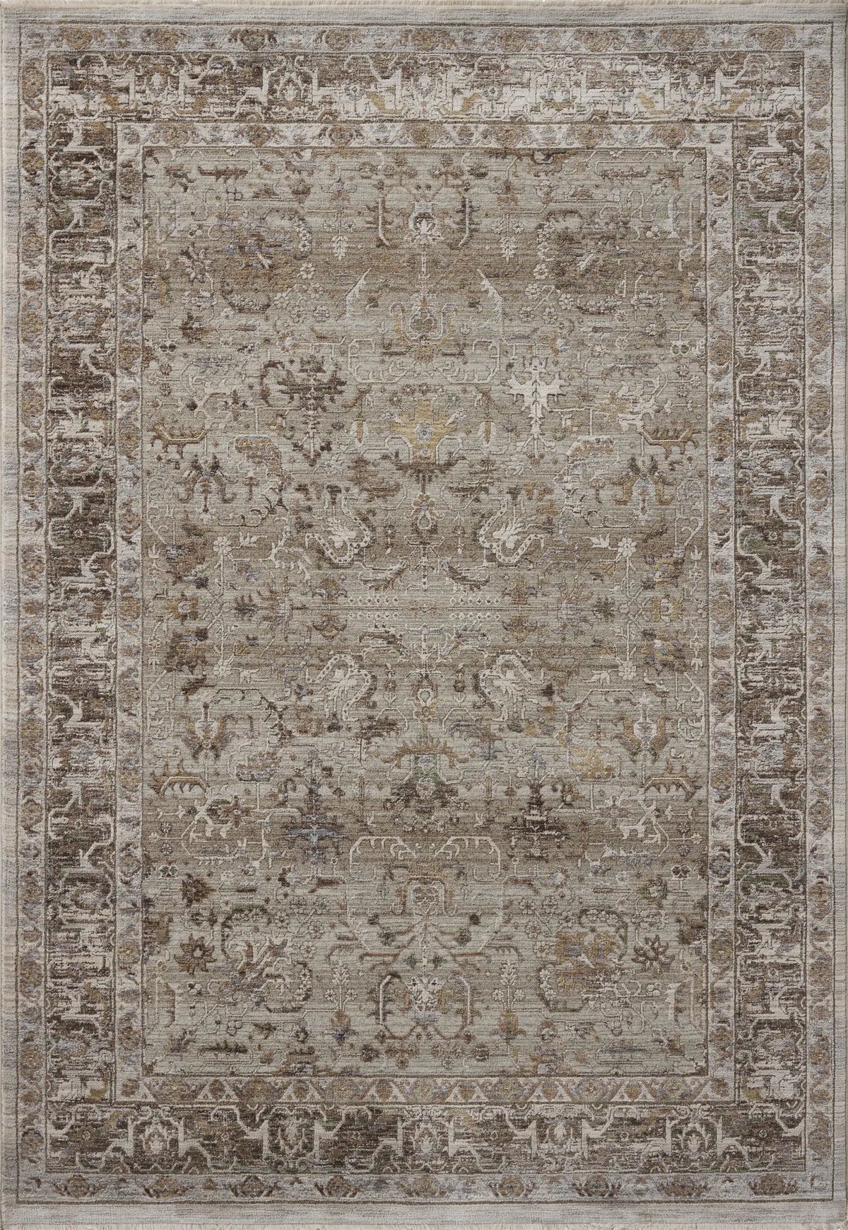 Loloi Aylin AYL-05 Pebble / Multi Rug - main flat