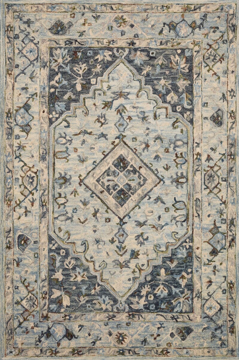Loloi Beatty Bea - 01 Lt. Blue / Blue Rugs - Loloi - beatbea - 01lbbb2339