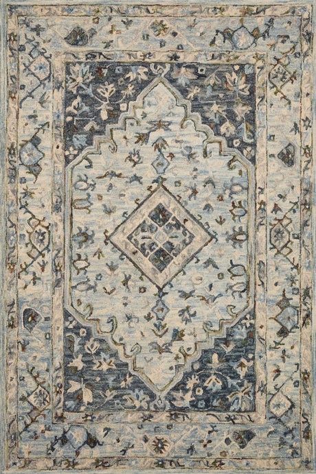 Loloi Beatty Bea - 01 Lt. Blue / Blue Rugs - Loloi - beatbea - 01lbbb2339