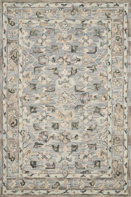 Loloi Beatty Bea-04 Light Blue / Multi Rugs.
