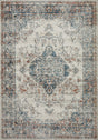 Loloi Bianca Bia-10 Ivory/Ocean Rugs.