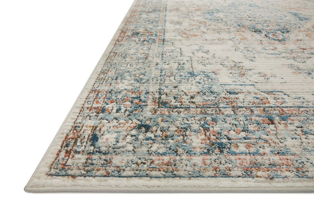 Loloi Bianca Bia-10 Ivory/Ocean Rugs.