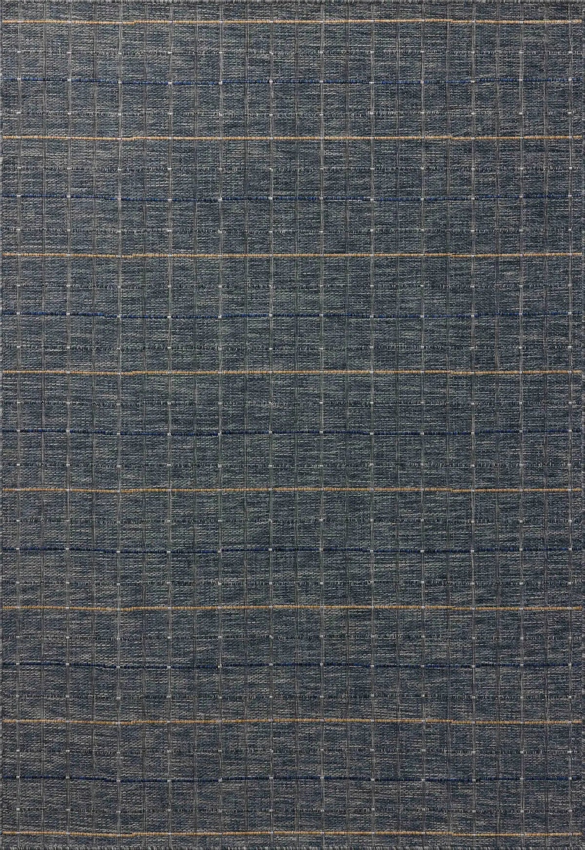 Loloi Birch BIR-02 Sky / Wheat Rug - main flat