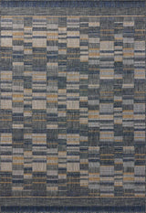 Loloi Birch BIR-04 Denim / Gold Rug - main flat