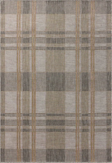Loloi Birch BIR-05 Bone / Gold Rug - main flat