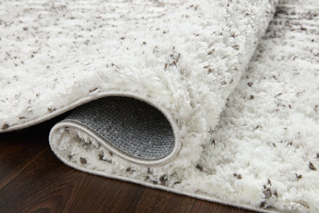 Loloi Bliss Shag Bls-01 Grey/White Rug.