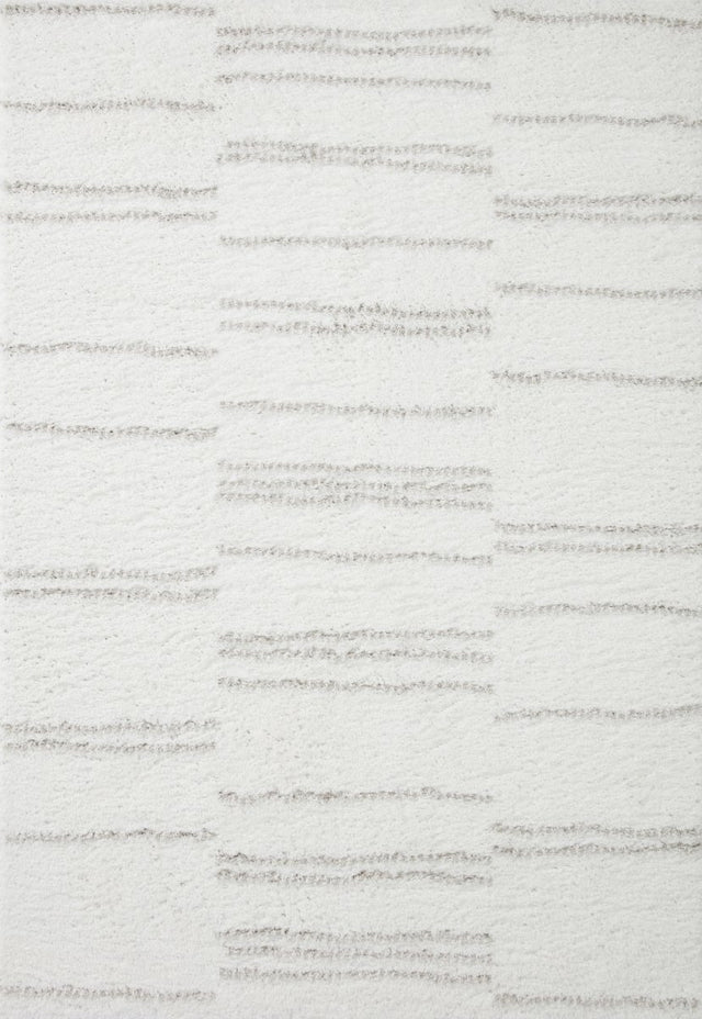 Loloi Bliss Shag Bls-02 White/Grey Rug.