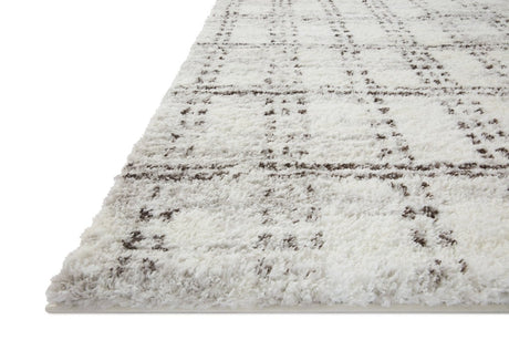 Loloi Bliss Shag Bls-03 Cream/Grey Rug.