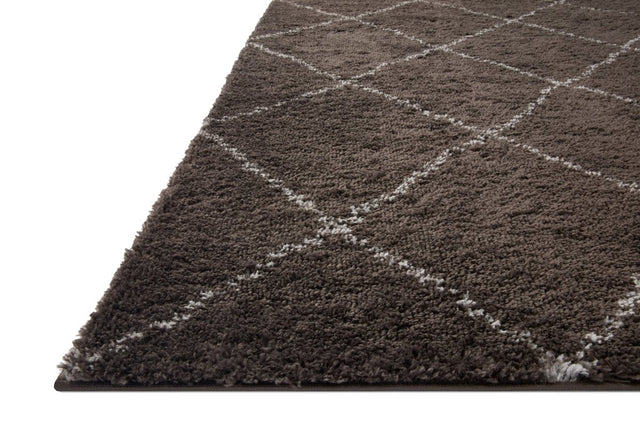 Loloi Bliss Shag Bls-04 Bark/Grey Rug.