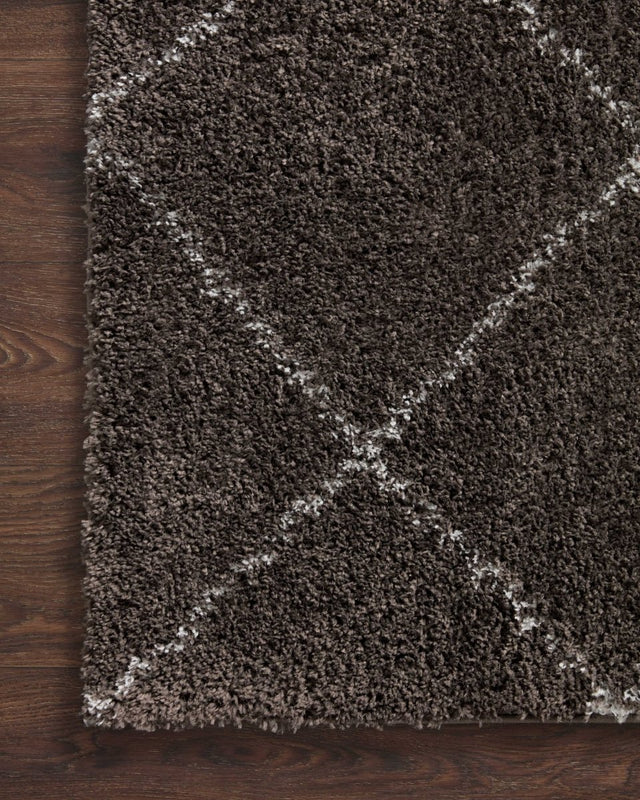 Loloi Bliss Shag Bls-04 Bark/Grey Rug.