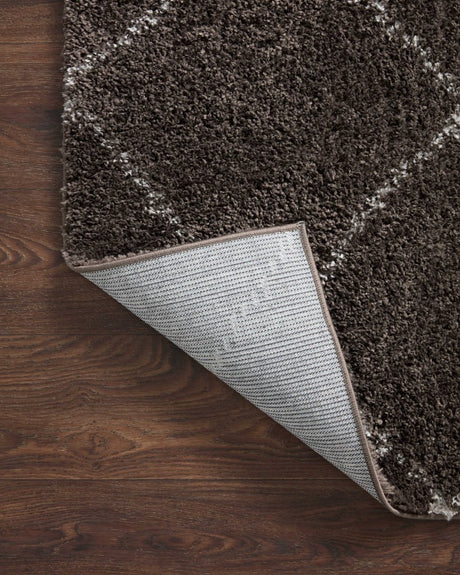 Loloi Bliss Shag Bls-04 Bark/Grey Rug.