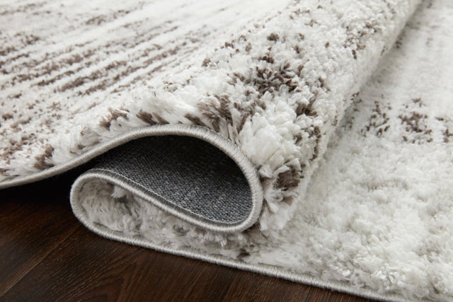 Loloi Bliss Shag Bls-07 Grey/Cream Rug.