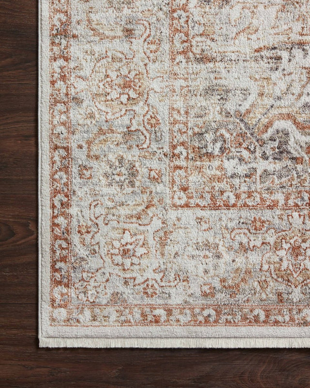 Loloi Bonney Bny-01 Ivory/Sunset Rug.