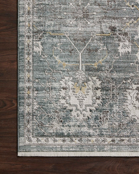 Loloi Bonney Bny-03 Lagoon/Ivory Rug.