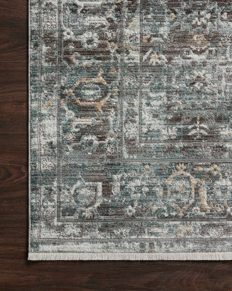 Loloi Bonney Bny-05 Slate/Teal Rug.