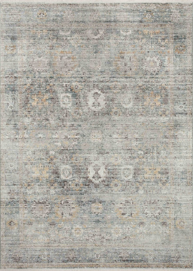 Loloi Bonney Bny-06 Teal/Gold Rug.