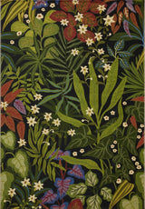 Loloi Botanical BOT-06 Onyx / Multi Rug - main flat