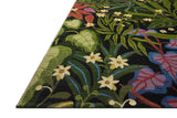 Loloi Botanical BOT-06 Onyx / Multi Rug - rug corner