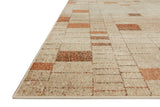 Loloi Bowery Bow-02 Tangerine/Taupe Rugs.