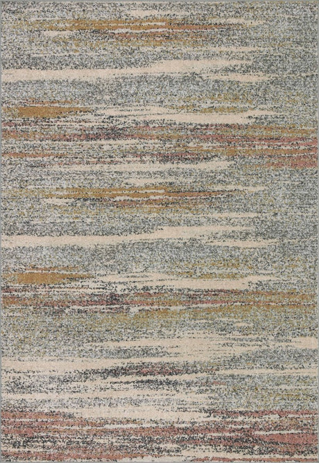 Loloi Bowery Bow-04 Pebble/Multi Rugs.