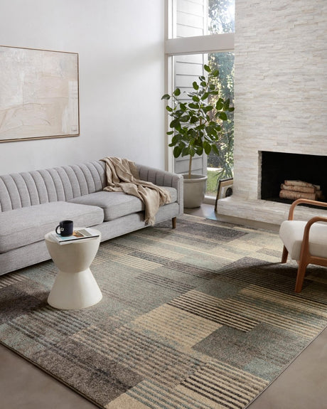 Loloi Bowery Bow-06 Storm/Taupe Rugs.