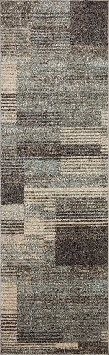 Loloi Bowery Bow-06 Storm/Taupe Rugs.