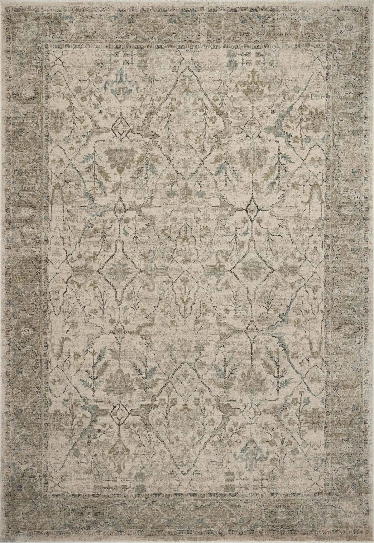 Loloi Briar BRR-02 Ivory / Sage Rug - main flat