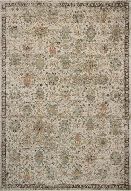 Loloi Briar BRR-04 Ivory / Multi Rug - main flat